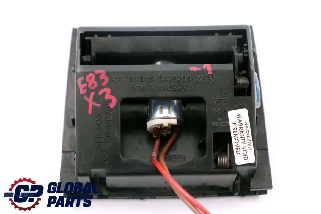 BMW X3 E83 LCI E83N Zigarettenstecker Steckdose Anzünder Abdeckung 3428288 - SKU 3428293-1 - Teilenummer 3428293