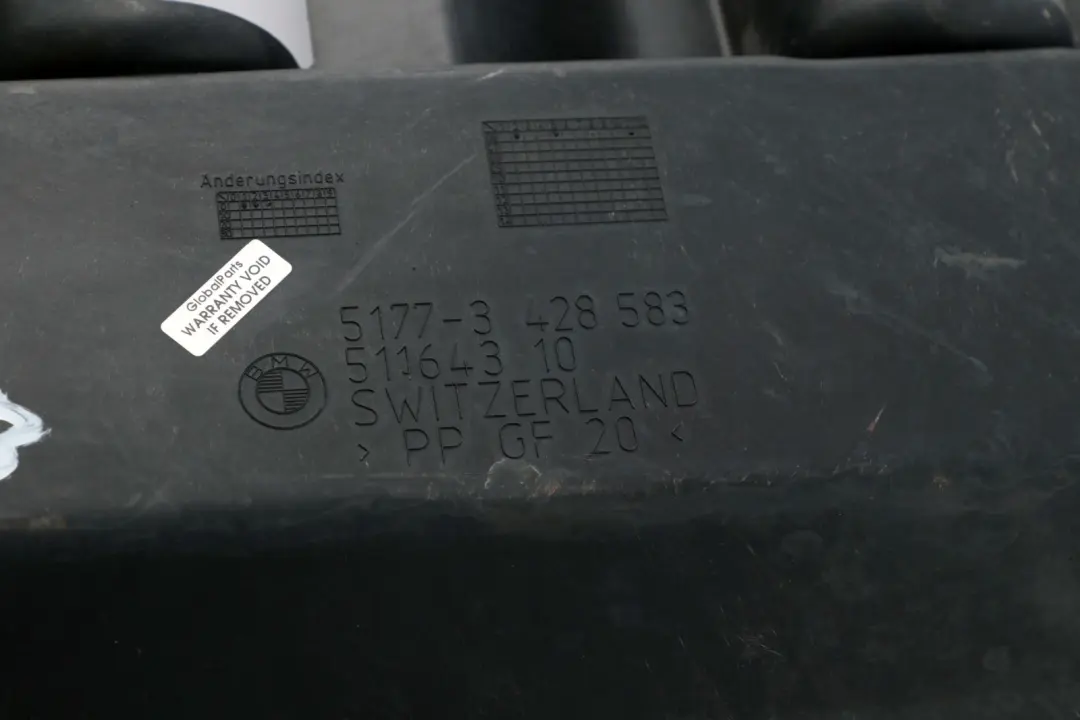 BMW X3 E83 LCI Unterboden Verkleidung Abdeckung - SKU 3428583 - Teilenummer 3428583