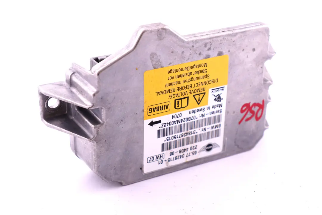 MINI Cooper One R56 R55 R58 R60 R61 Airbag ECU Modulo De Control - SKU 3428715 - Número de pieza 3428715