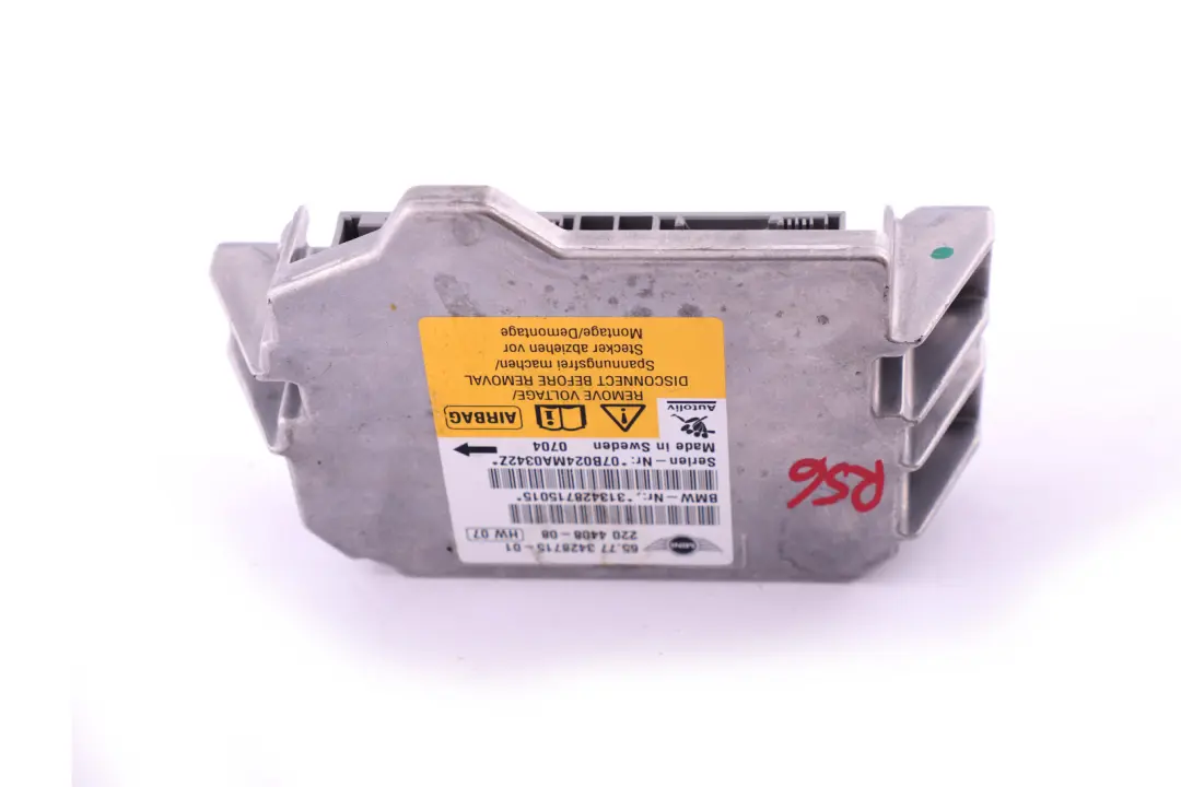 MINI Cooper One R56 R55 R58 R60 R61 Airbag ECU Control Module - SKU 3428715 - Part number 3428715