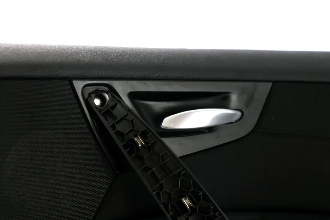 BMW X3 E83 LCI Garniture de carte de porte arriere droite en tissu noir - SKU 3441872 - Numéro de pièce 3441872
