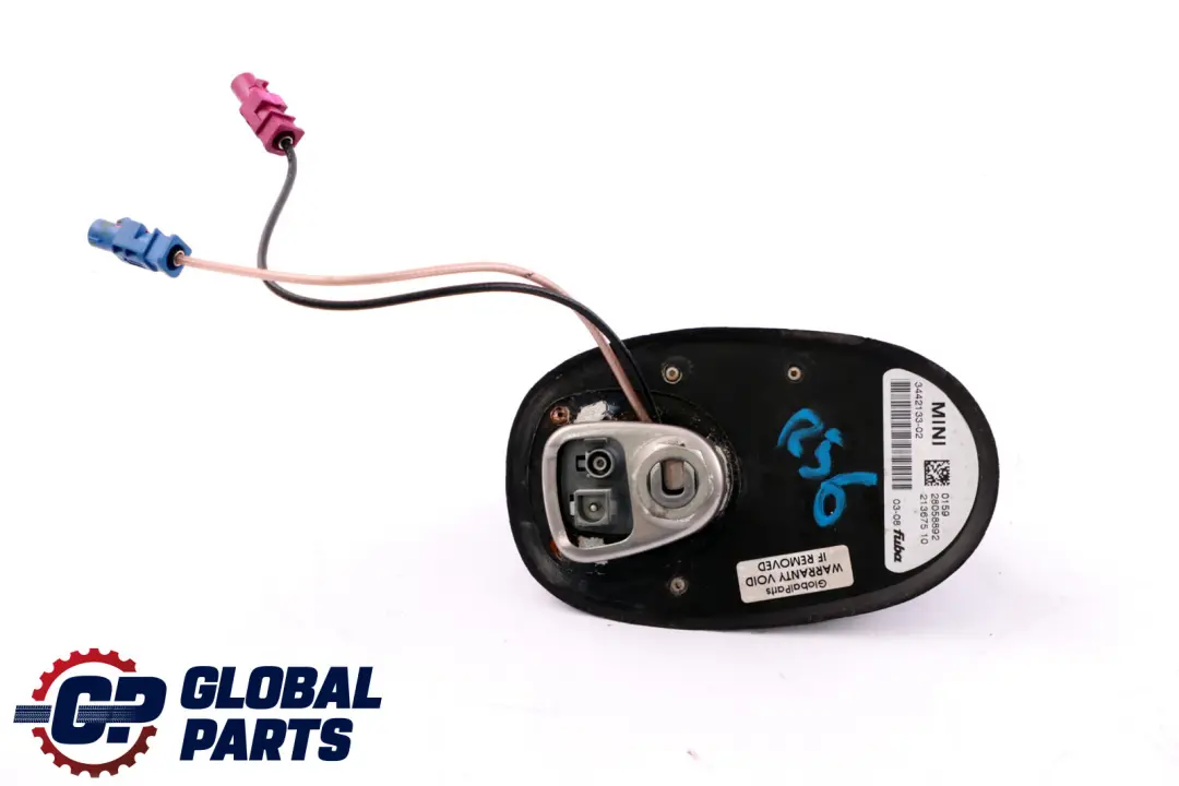 Aerial Roof Antenna Base Unit to BMW Mini Cooper One R55 R56 R57 with Part number 3442123 BMW Mini Cooper One R55 R56 R57 Aerial Roof Antenna Base Unit - SKU 3442133 - Part number 3442123