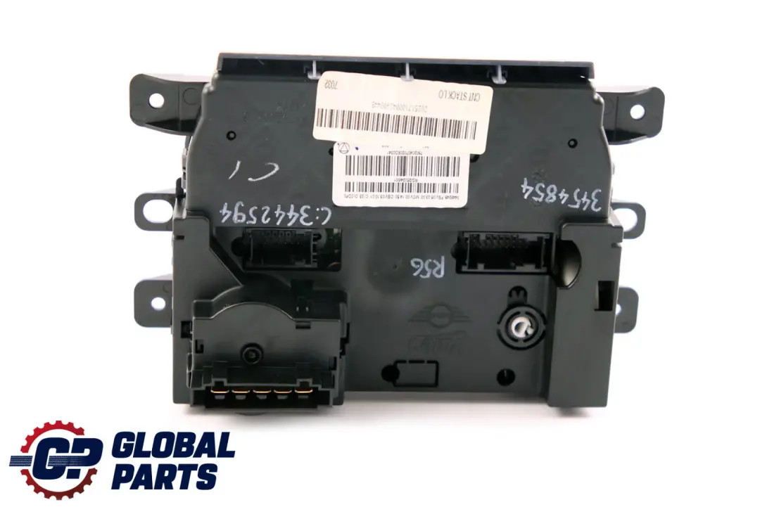 Mini Cooper R56 Interruptor Unidad Control Calefactor Aire Acondicionado - SKU 3442594 - Número de pieza 3442594