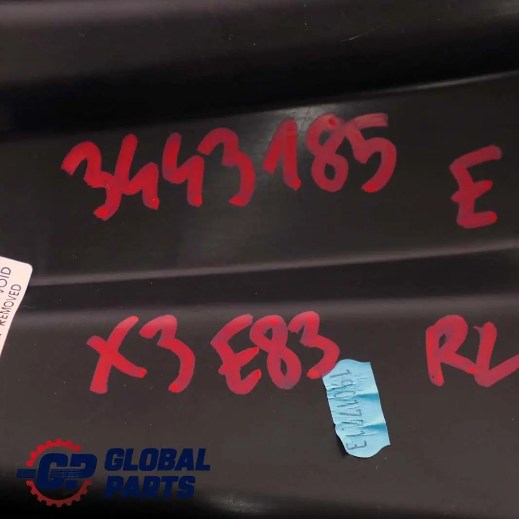 Boczek Kanapy Lewy Szara Skóra do BMW E83 X3 LCI o numerze 3443185 BMW E83 X3 LCI Boczek Kanapy Lewy Szara Skóra - SKU 3443185 - Numer Części 3443185