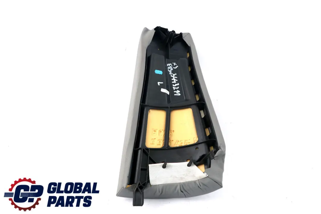BMW LCI Asiento Trasero Izquierdo Embellecedor Panel Lateral Cuero Gris - SKU 3443211 - Número de pieza 3443211
