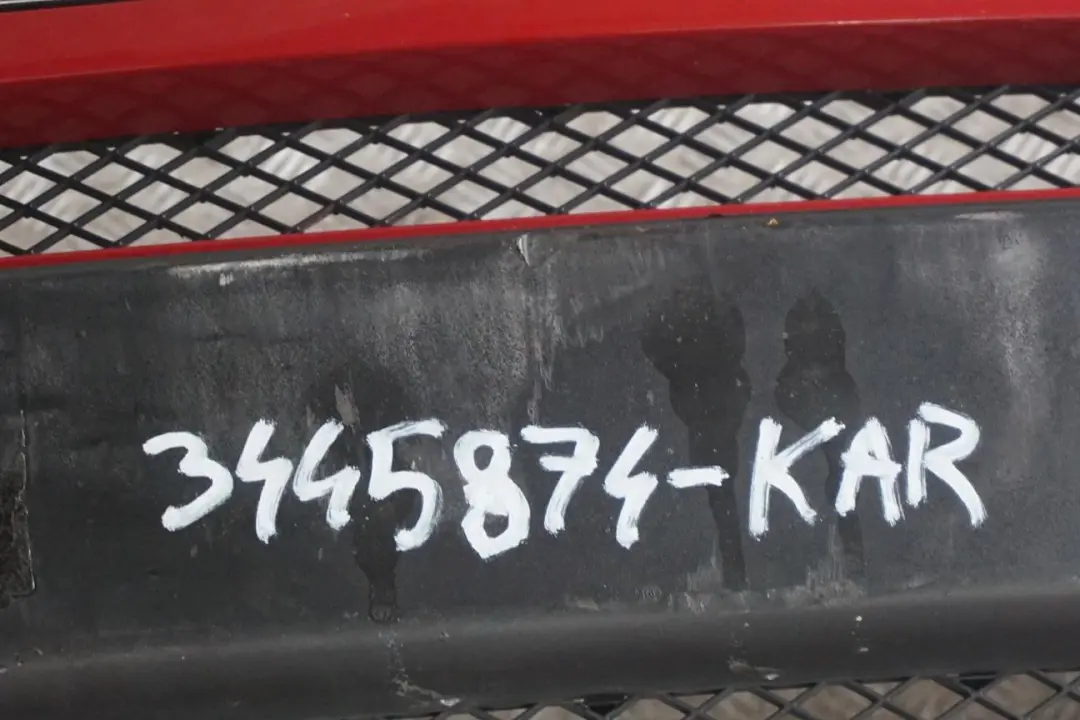 BMW X3 E83 LCI Stossfänger Vorn PDC Karmesinrot Karmesin Rot - A61 - SKU 3445874-KAR - Teilenummer 3445874