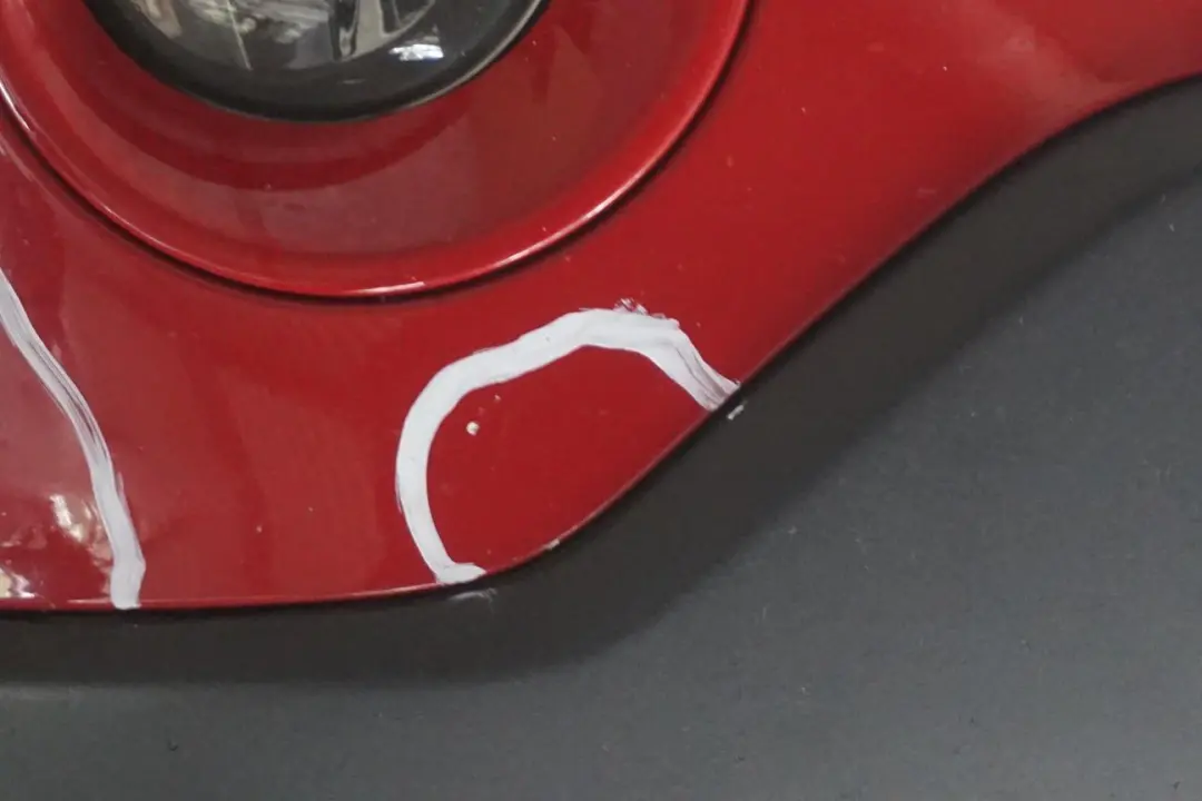 BMW X3 E83 LCI Stossfänger Vorn PDC Karmesinrot Karmesin Rot - A61 - SKU 3445874-KAR - Teilenummer 3445874