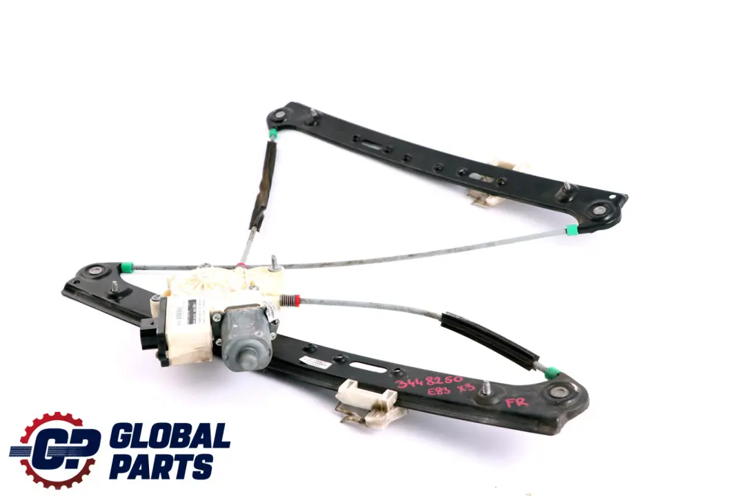 Mechanizm Podnośnik Silniczek Szyby Prawy Przód do BMW X3 E83 o numerze 3448250 BMW X3 E83 Mechanizm Podnośnik Silniczek Szyby Prawy Przód - SKU 3448250 - Numer Części 3448250