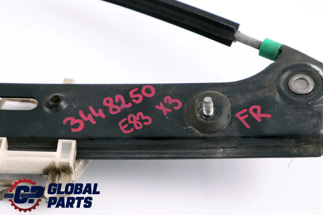 BMW X3 E83 Motore Regolatore Alzacristallo Portiera Anteriore Destra - SKU 3448250 - Numero di parte 3448250
