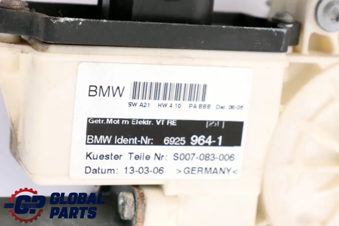 BMW X3 E83 Front Door Window Lifter Regulator Motor Right O/S - SKU 3448250 - Part number 3448250