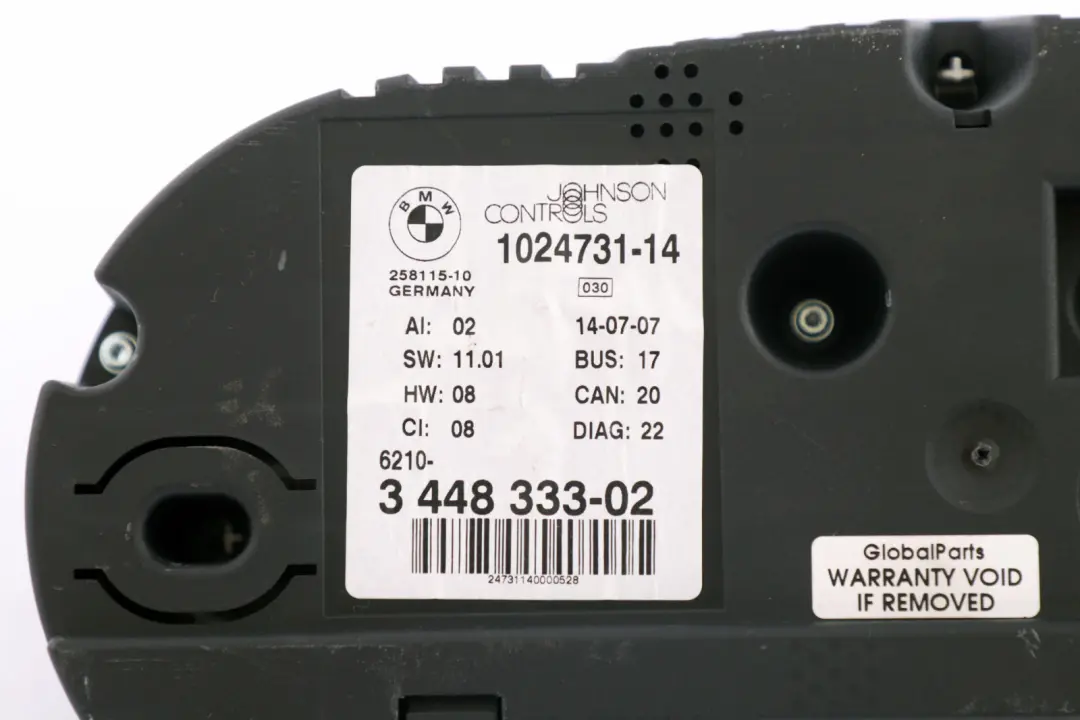 BMW X3 Series E83N LCI 2.5si 3.0si Petrol Instrument Cluster Speedo Clocks - SKU 3448333 - Part number 3448333