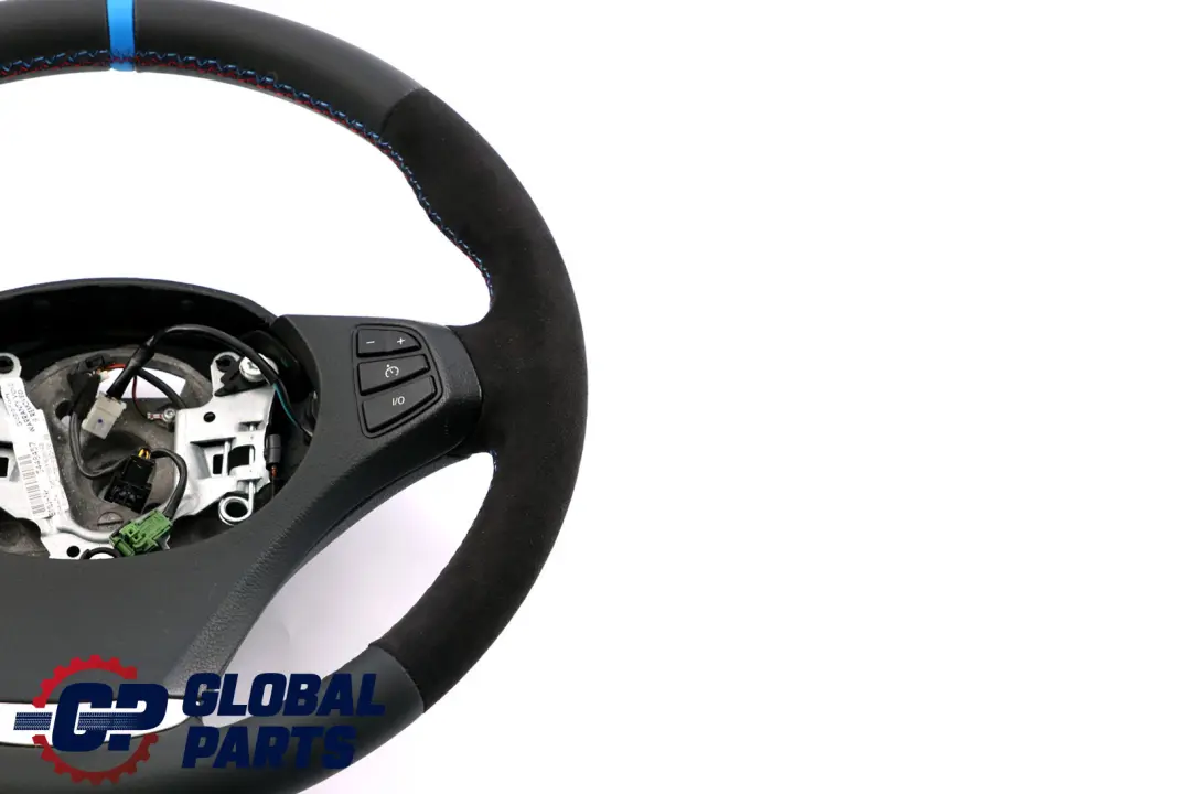 Leather / Alcantara Sport Steering Wheel M-tricoloured to BMW X3 E83 LCI NEW Black with Part number 3448457 BMW X3 E83 LCI NEW Black Leather / Alcantara Sport Steering Wheel M-tricoloured - SKU 3448457-1 - Part number 3448457