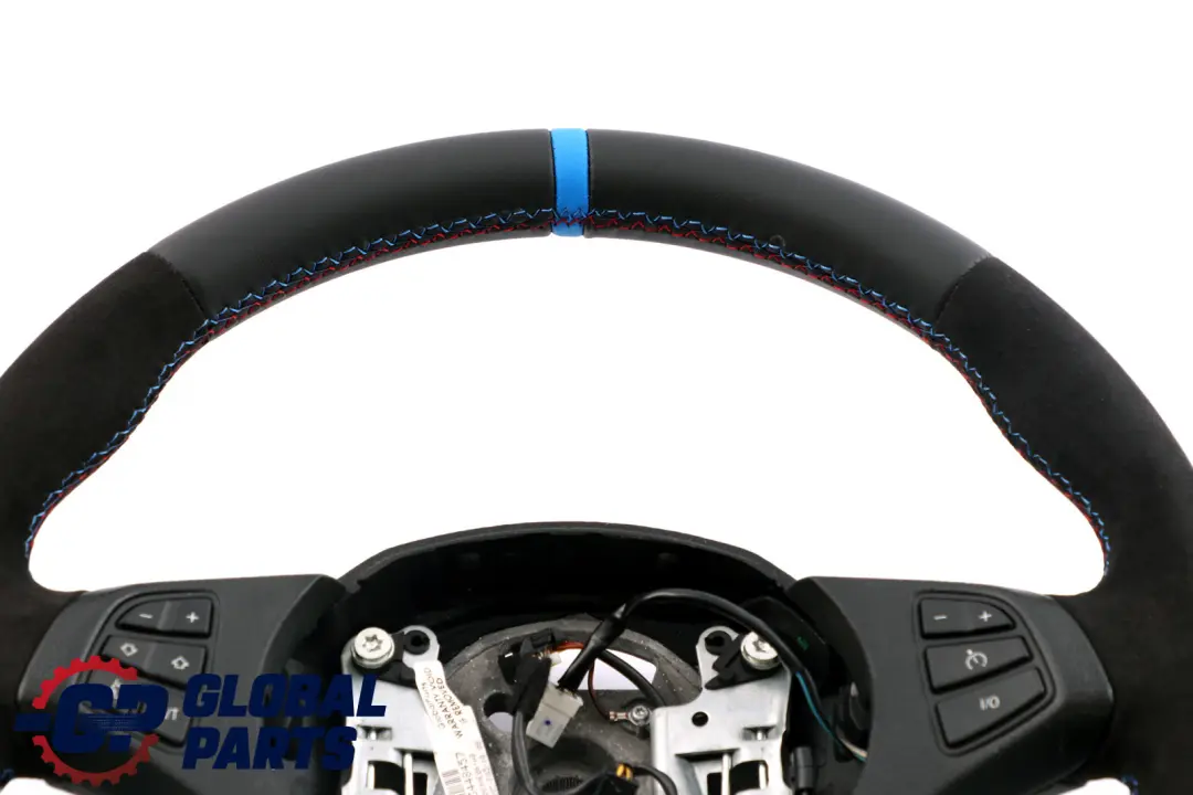 Leather / Alcantara Sport Steering Wheel M-tricoloured to BMW X3 E83 LCI NEW Black with Part number 3448457 BMW X3 E83 LCI NEW Black Leather / Alcantara Sport Steering Wheel M-tricoloured - SKU 3448457-1 - Part number 3448457