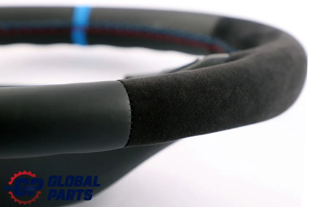 Leather / Alcantara Sport Steering Wheel M-tricoloured to BMW X3 E83 LCI NEW Black with Part number 3448457 BMW X3 E83 LCI NEW Black Leather / Alcantara Sport Steering Wheel M-tricoloured - SKU 3448457-1 - Part number 3448457