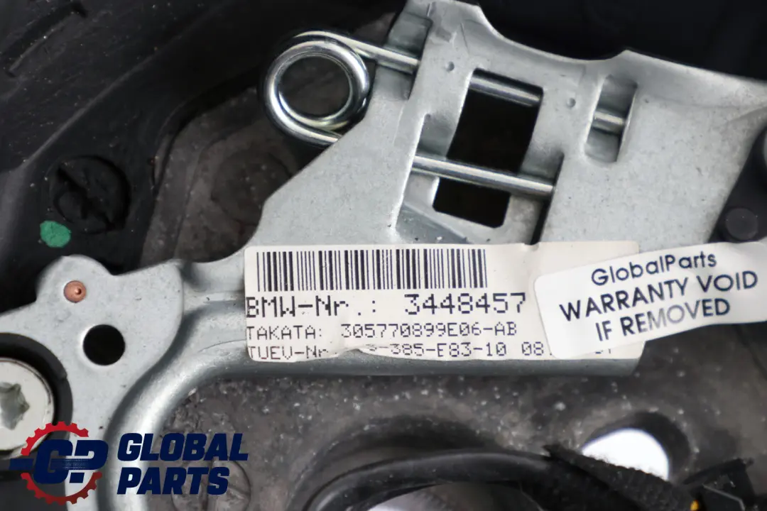 BMW X3 E83 LCI NEW Black Leather / Alcantara Sport Steering Wheel M-tricoloured - SKU 3448457-1 - Part number 3448457