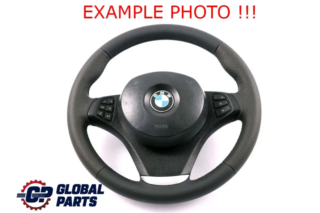 NOUVEAU Volant Sport en Cuir Noir pour BMW X3 E83 LCI à propos du numéro de pièce 3448457 BMW X3 E83 LCI NOUVEAU Volant Sport en Cuir Noir - SKU 3448457-3 - Numéro de pièce 3448457