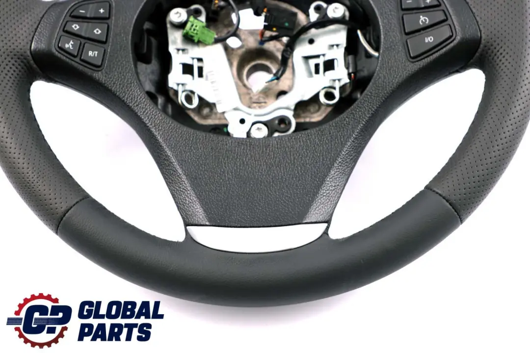 NEU Schwarzes Leder Sport Lenkrad Schwarzes Gewinde BMW X3 E83 LCI - SKU 3448457-3 - Teilenummer 3448457