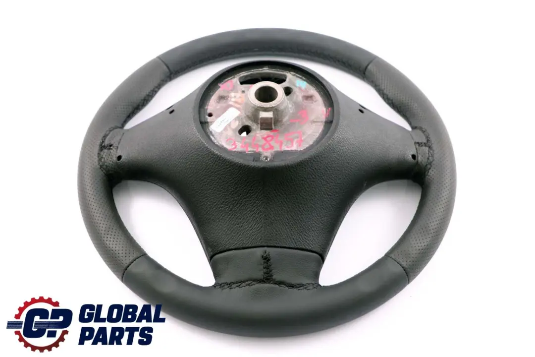 NEU Schwarzes Leder Sport Lenkrad Schwarzes Gewinde BMW X3 E83 LCI - SKU 3448457-3 - Teilenummer 3448457