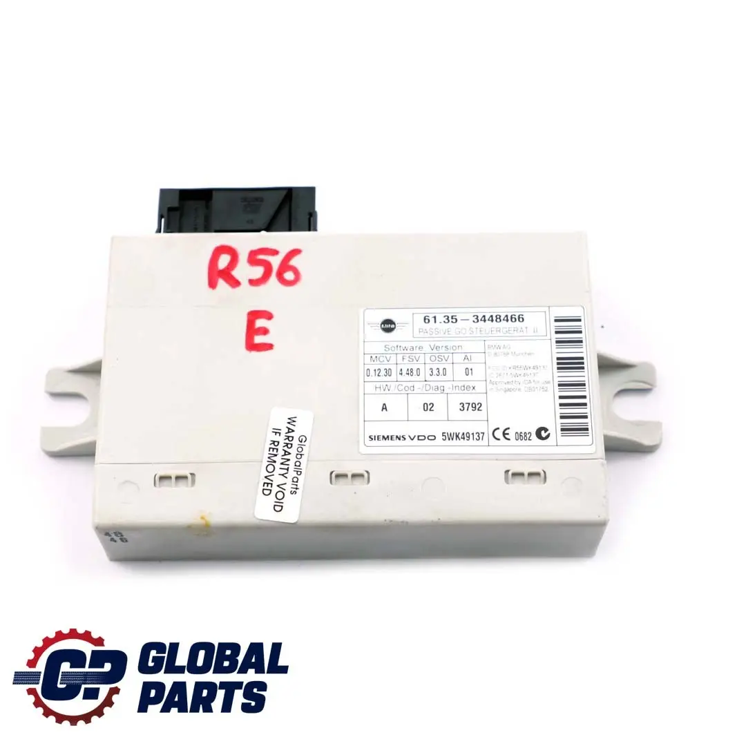 Mini Cooper R55 R56 Steuergerät Modul Passiv Go - SKU 3448466 - Teilenummer 3448466
