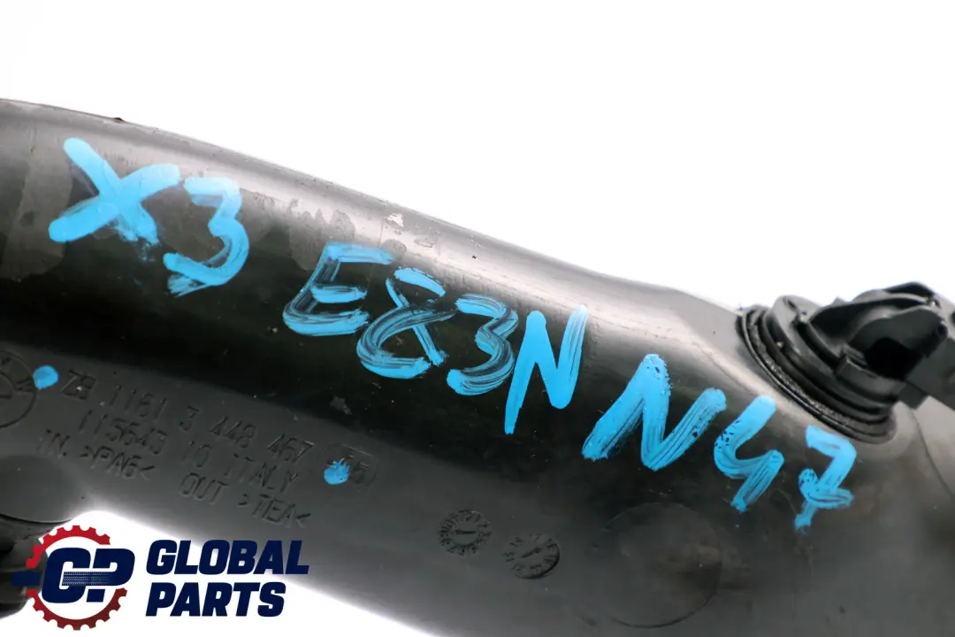 N47 Turbo Intercooler Charge Air Line Pipe BMW X3 E83 LCI 1.8d 2.0d - SKU 3448467 - Part number 3448467