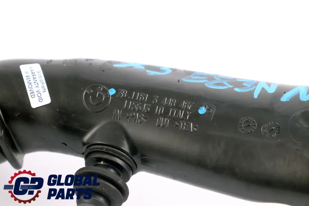 BMW X3 E83 LCI 1.8d 2.0d N47 Turbo Intercooler Tubo Linea Aria Di Carica - SKU 3448467 - Numero di parte 3448467