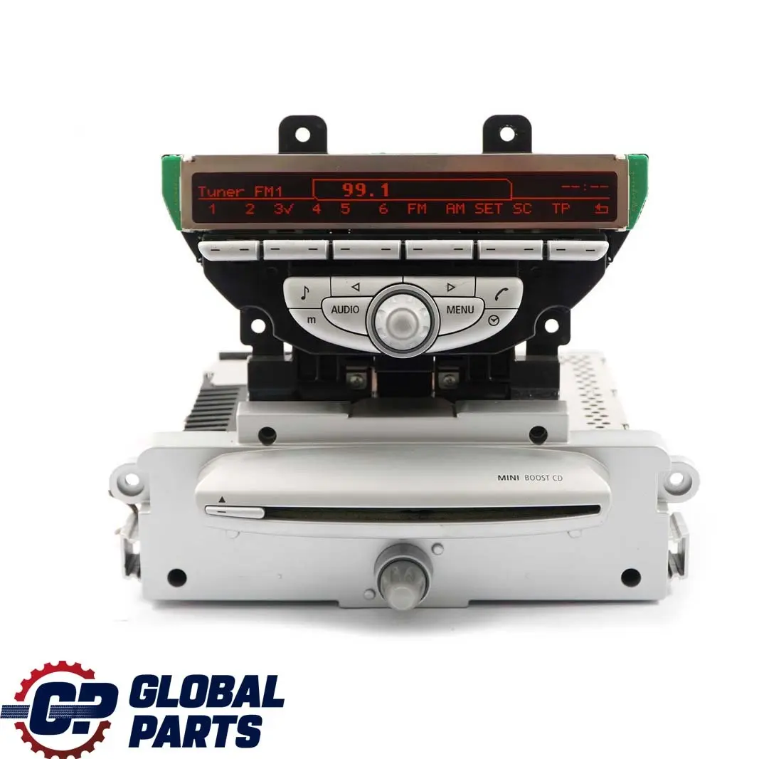 Radio Boost CD Player Head Unit to BMW MINI Cooper One R55 R56 3 with Part number 3448827 BMW MINI Cooper One R55 R56 3 Radio Boost CD Player Head Unit - SKU 3448827-3 - Part number 3448827
