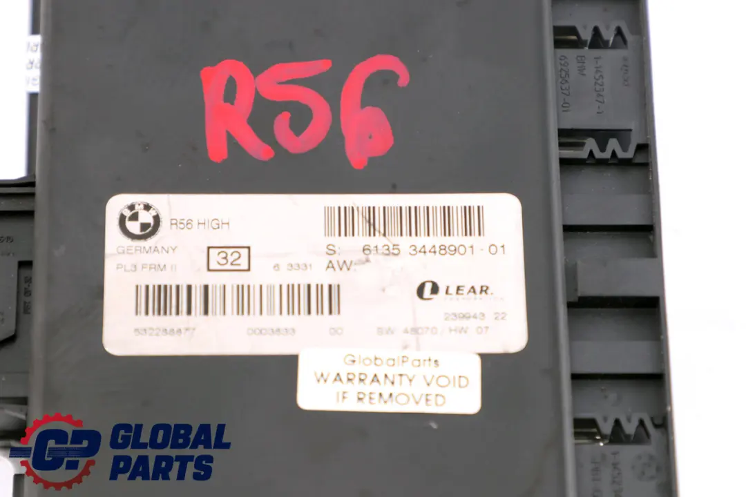 BMW Mini Cooper One R56 Fußraumleuchte Modul High ECU PL3 FRM II - SKU 3448901 - Teilenummer 3448901