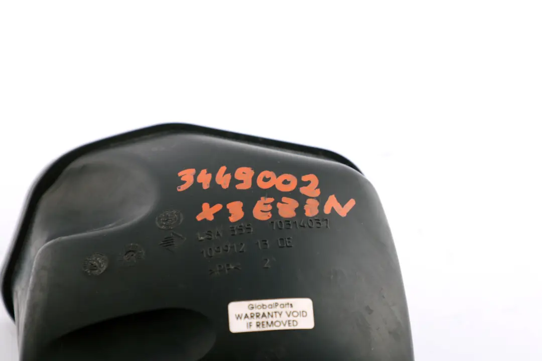 N52N Hose Intake Duct to BMW X3 Series E83 with Part number 3449002 BMW X3 Series E83 N52N Hose Intake Duct - SKU 3449002 - Part number 3449002