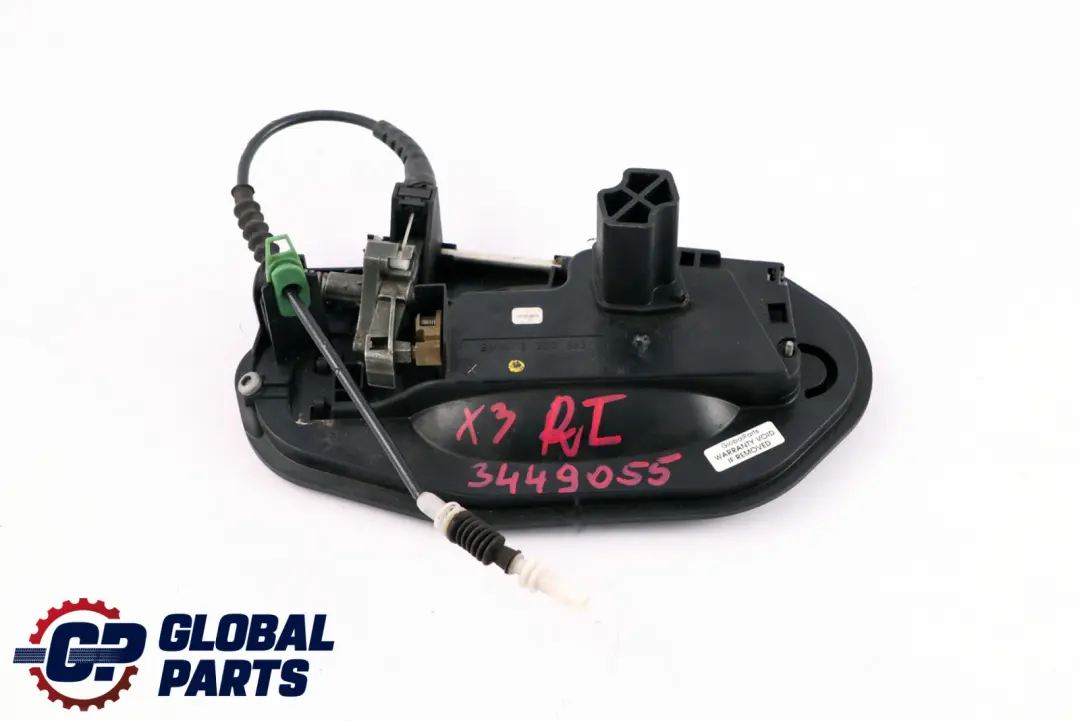 BMW X3 E83 E83N LCI Transporteur Exterieur Poignee Porte Arriere Gauche - SKU 3449055 - Numéro de pièce 3449055
