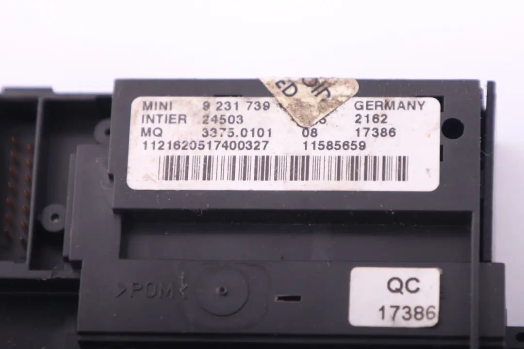 MINI R55 R56 R59 Stacyjka Przycisk Start Stop - SKU 3449103 - Numer Części 3449103