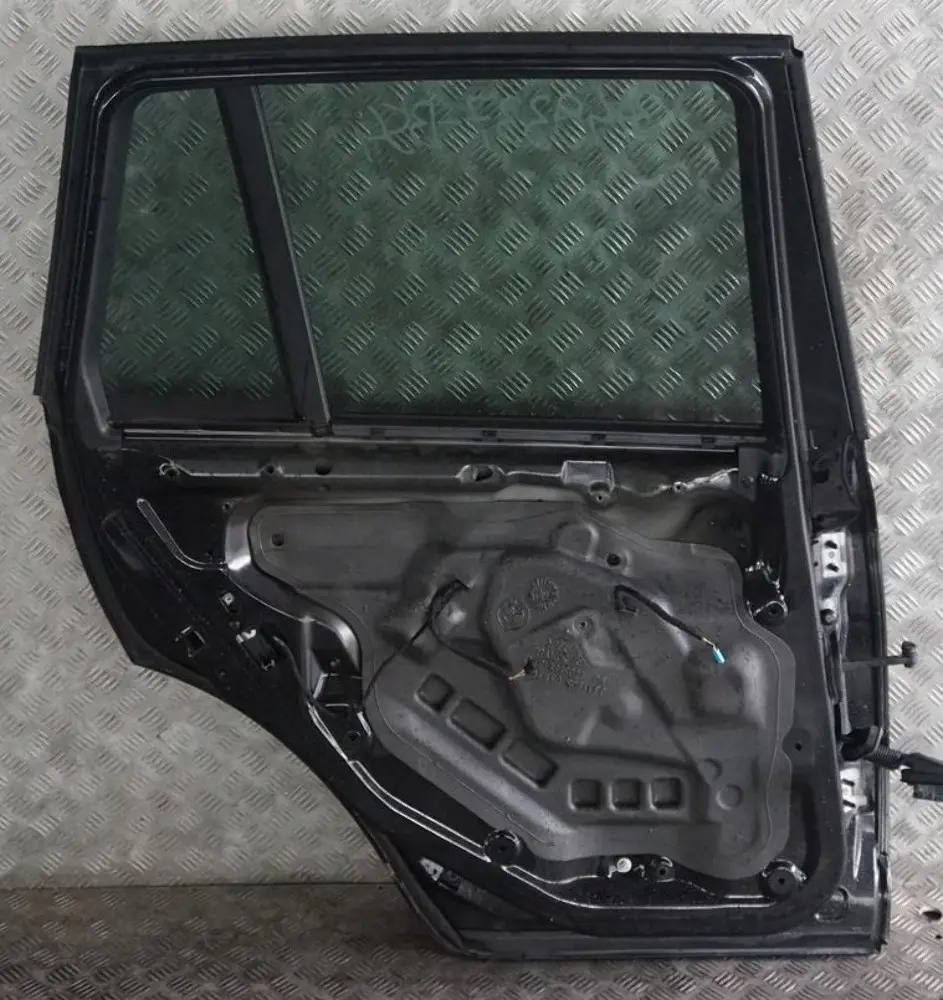 BMW X3 Reihe E83 Tür Hinten Links Black Sapphire Schwarz Metallic - 475 - SKU 3449337-BS4 - Teilenummer 3449337