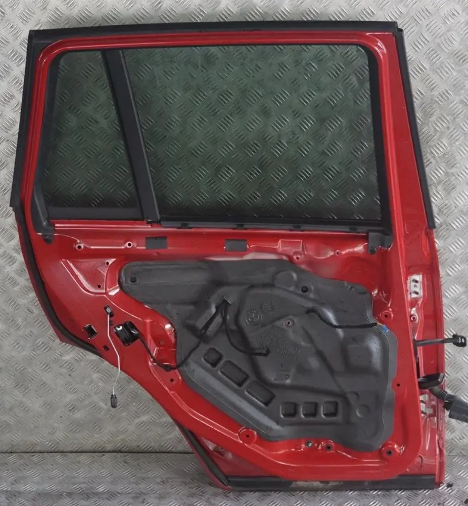 Door Rear Left N/S Karmesinrot Crimson Red - A61 to BMW X3 Series E83 with Part number 3449337 BMW X3 Series E83 Door Rear Left N/S Karmesinrot Crimson Red - A61 - SKU 3449337-KAR1 - Part number 3449337