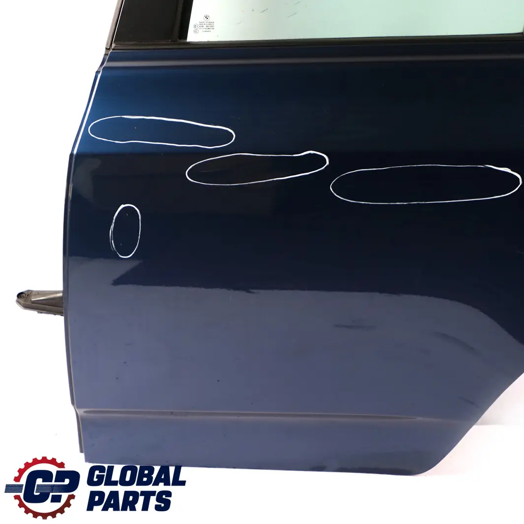 Door Rear Left N/S Mysticblau Mystic Blue Metallic - A07 to BMW X3 Series E83 with Part number 3449337 BMW X3 Series E83 Door Rear Left N/S Mysticblau Mystic Blue Metallic - A07 - SKU 3449337-MYS - Part number 3449337