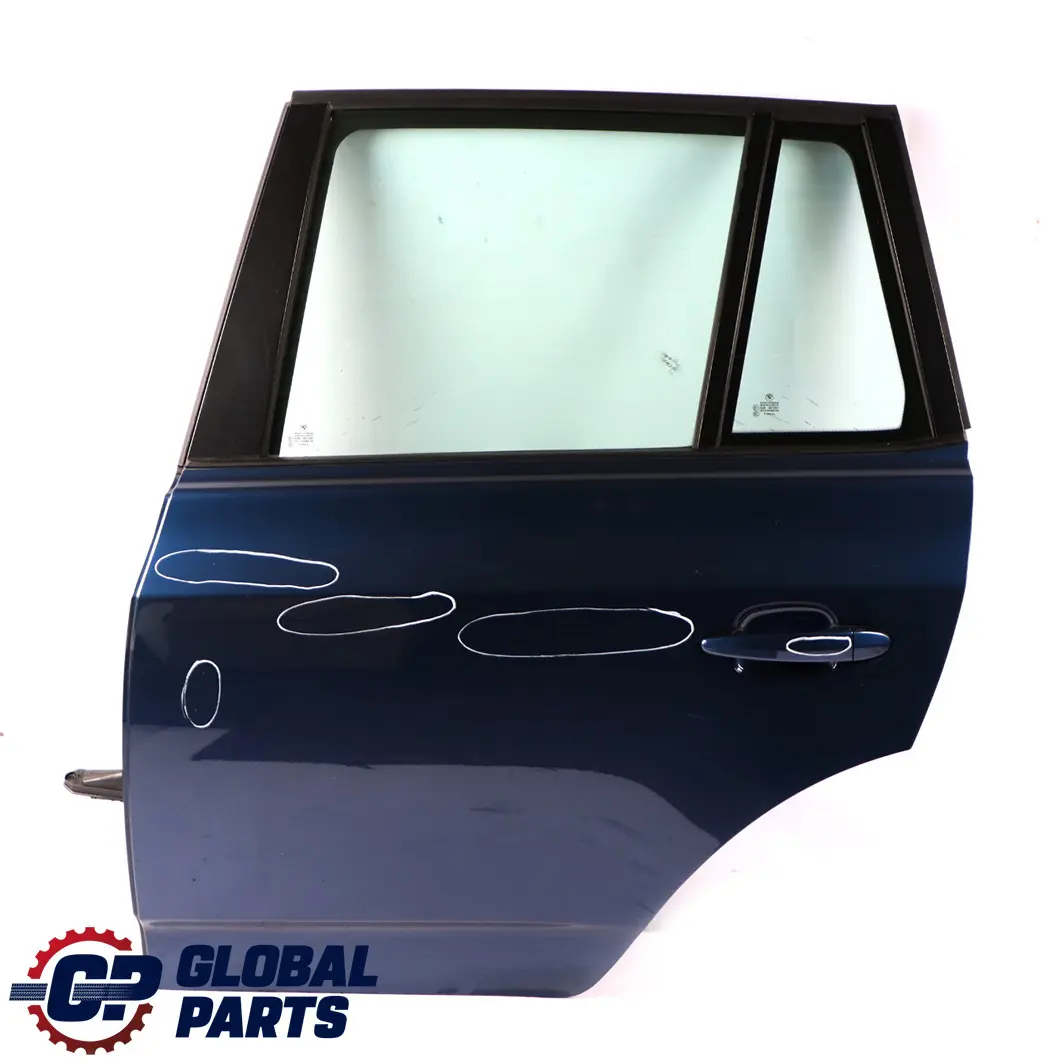 Door Rear Left N/S Mysticblau Mystic Blue Metallic - A07 to BMW X3 Series E83 with Part number 3449337 BMW X3 Series E83 Door Rear Left N/S Mysticblau Mystic Blue Metallic - A07 - SKU 3449337-MYS - Part number 3449337