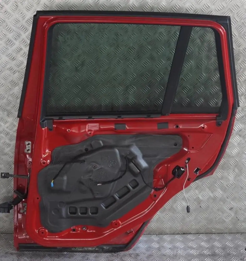 Door Rear Right O/S Karmesinrot Crimson Red - A61 to BMW X3 Series E83 with Part number 3449338 BMW X3 Series E83 Door Rear Right O/S Karmesinrot Crimson Red - A61 - SKU 3449338-KAR1 - Part number 3449338