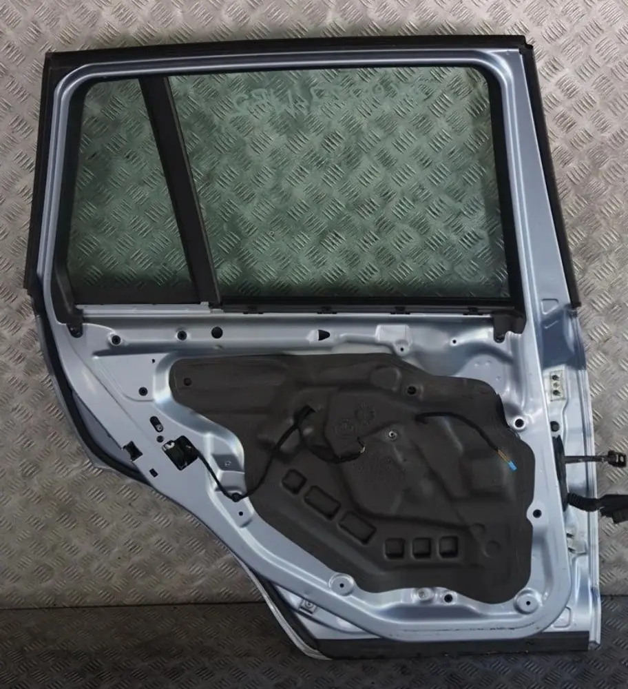 Door Rear Right O/S Bluewater Blue Water Metallic - 896 to BMW X3 Series E83 with Part number 3449338 BMW X3 Series E83 Door Rear Right O/S Bluewater Blue Water Metallic - 896 - SKU 3449338-WB - Part number 3449338