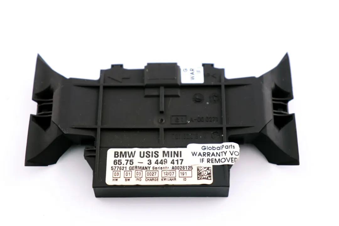 R55N R56N LCI Ultrasonic -module Alarmsystem per Mini Cooper R55 R56 con numero di parte 3456365 Mini Cooper R55 R56 R55N R56N LCI Ultrasonic -module Alarmsystem - SKU 3449417 - Numero di parte 3456365