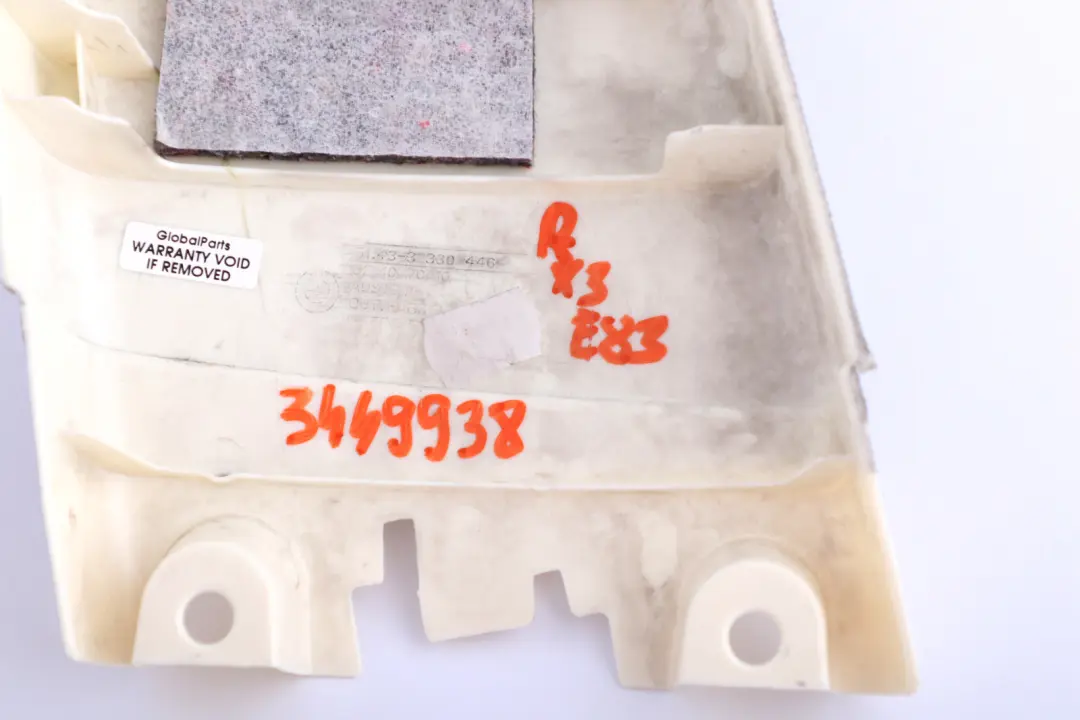 BMW X3 E83 LCI Top B-Column Trim Panel Gris Derecho - SKU 3449938 - Número de pieza 3449938