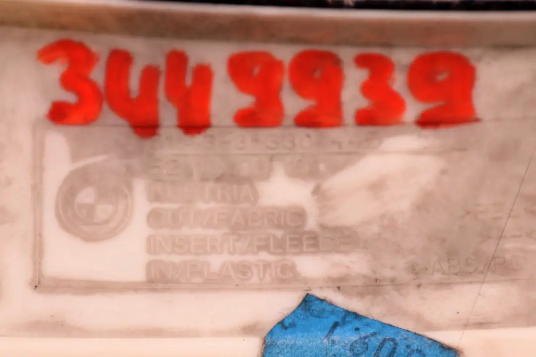 Panneau De Garniture De Colonne B Supérieur Gauche 3330445 pour BMW X3 E83 LCI à propos du numéro de pièce 3449939 BMW X3 E83 LCI Panneau De Garniture De Colonne B Supérieur Gauche 3330445 - SKU 3449939 - Numéro de pièce 3449939