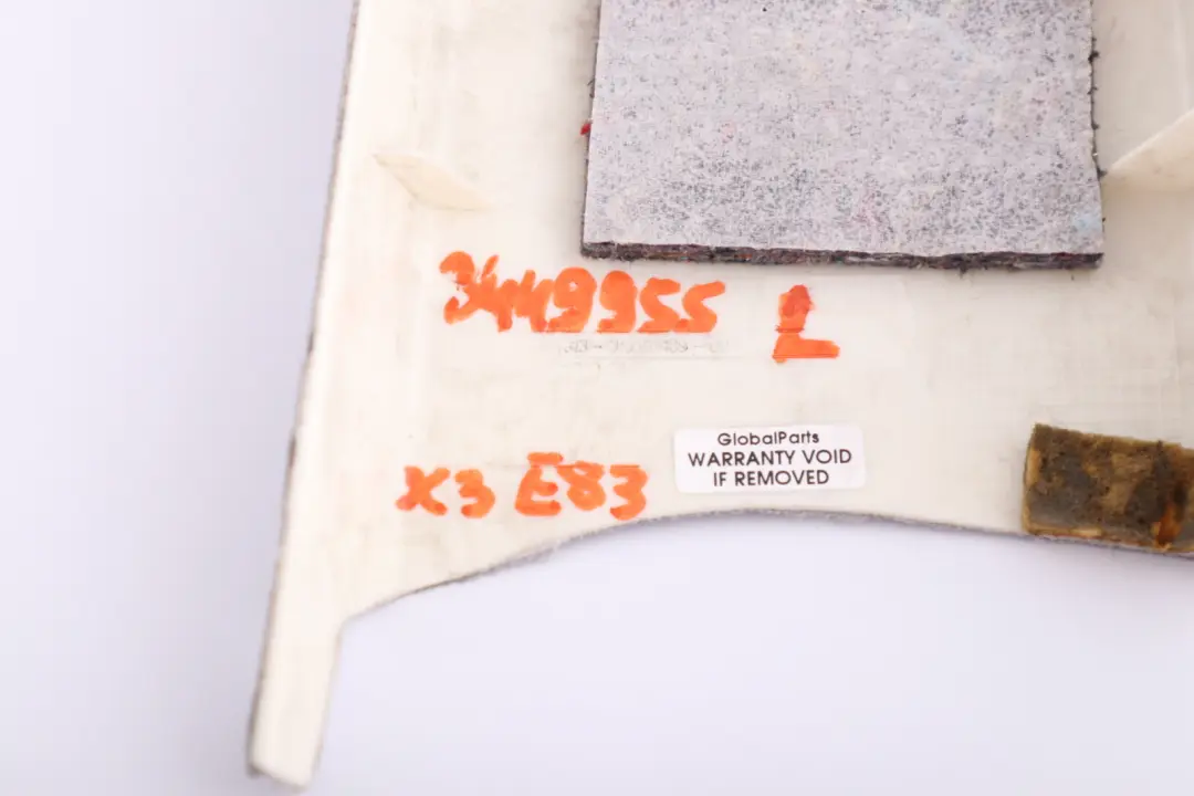 Column C Trim Cover Left N/S Grey Grau 3330489 to BMW X3 Series E83 LCI with Part number 3449955 BMW X3 Series E83 LCI Column C Trim Cover Left N/S Grey Grau 3330489 - SKU 3449955 - Part number 3449955