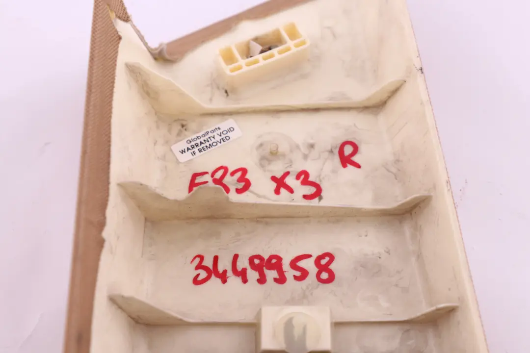 BMW X3 E83 Säule C Abdeckung Sandbeige Beige Hinten Rechts 3330490 - SKU 3449958 - Teilenummer 3449958