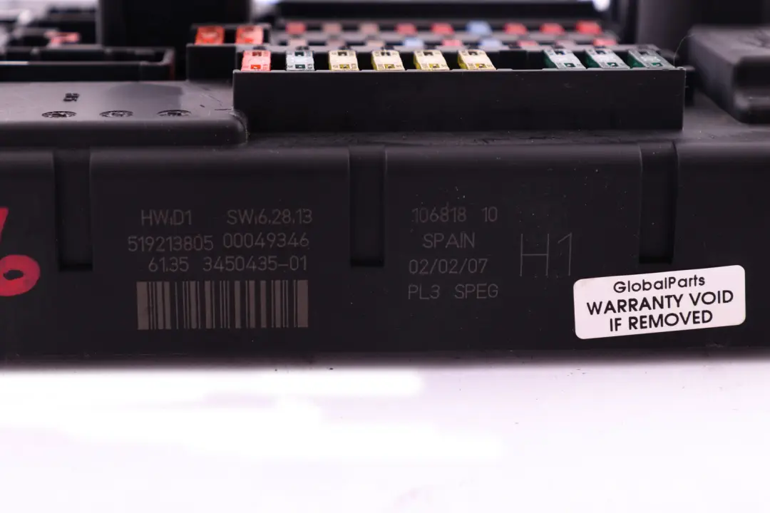 High SPEG H1 Fuse Distribution Box to Mini Cooper One R56 with Part number 3450435 Mini Cooper One R56 High SPEG H1 Fuse Distribution Box - SKU 3450435 - Part number 3450435
