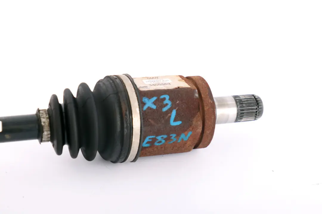 Vorderachse links Abtriebswelle Antriebswelle 3160 für BMW X3 E83 LCI mit Teilenummer 3450565 BMW X3 E83 LCI Vorderachse links Abtriebswelle Antriebswelle 3160 - SKU 3450563 - Teilenummer 3450565