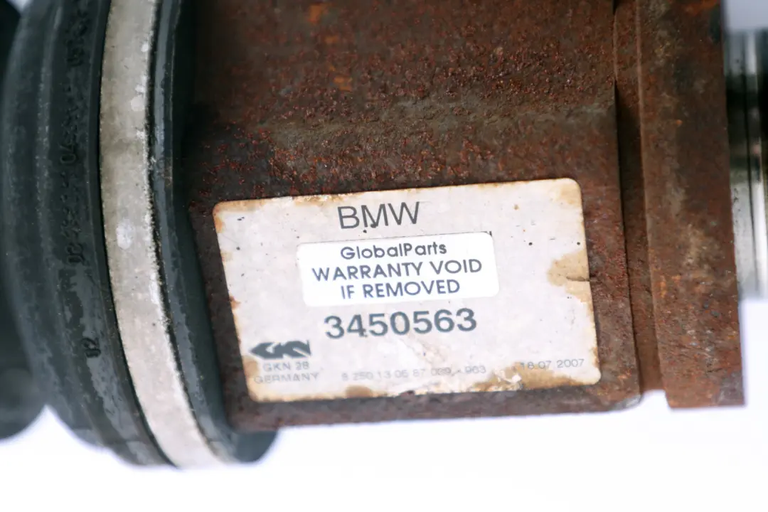 BMW E83 LCI Eje Delantero Izquierdo Salida Eje De Transmision - SKU 3450563 - Número de pieza 3450565