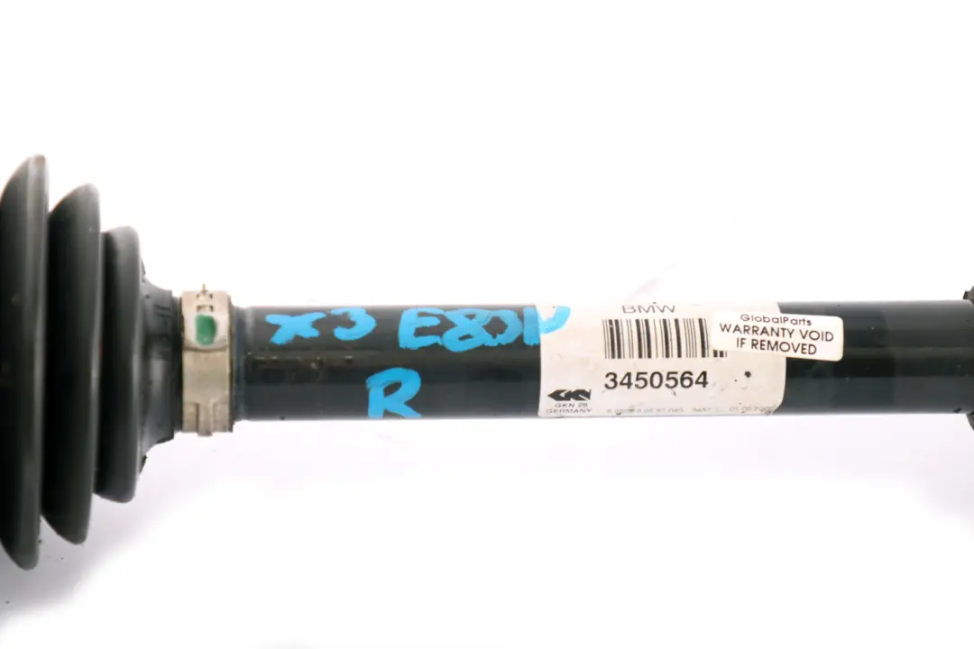 Eje De salida delantero derecho Eje De transmision para BMW X3 E83 LCI con número de pieza 3450564 BMW X3 E83 LCI Eje De salida delantero derecho Eje De transmision - SKU 3450564 - Número de pieza 3450564
