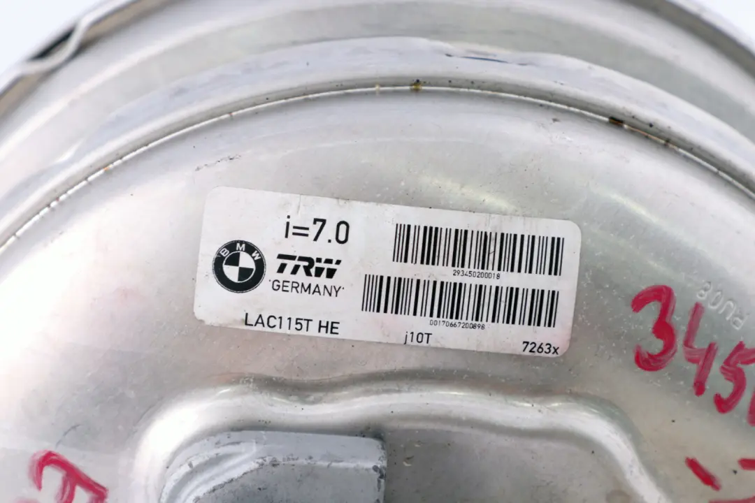 BMW X3 E83 Frein Maître Cylindre Du Servomoteur - SKU 3450589-2 - Numéro de pièce 3450200