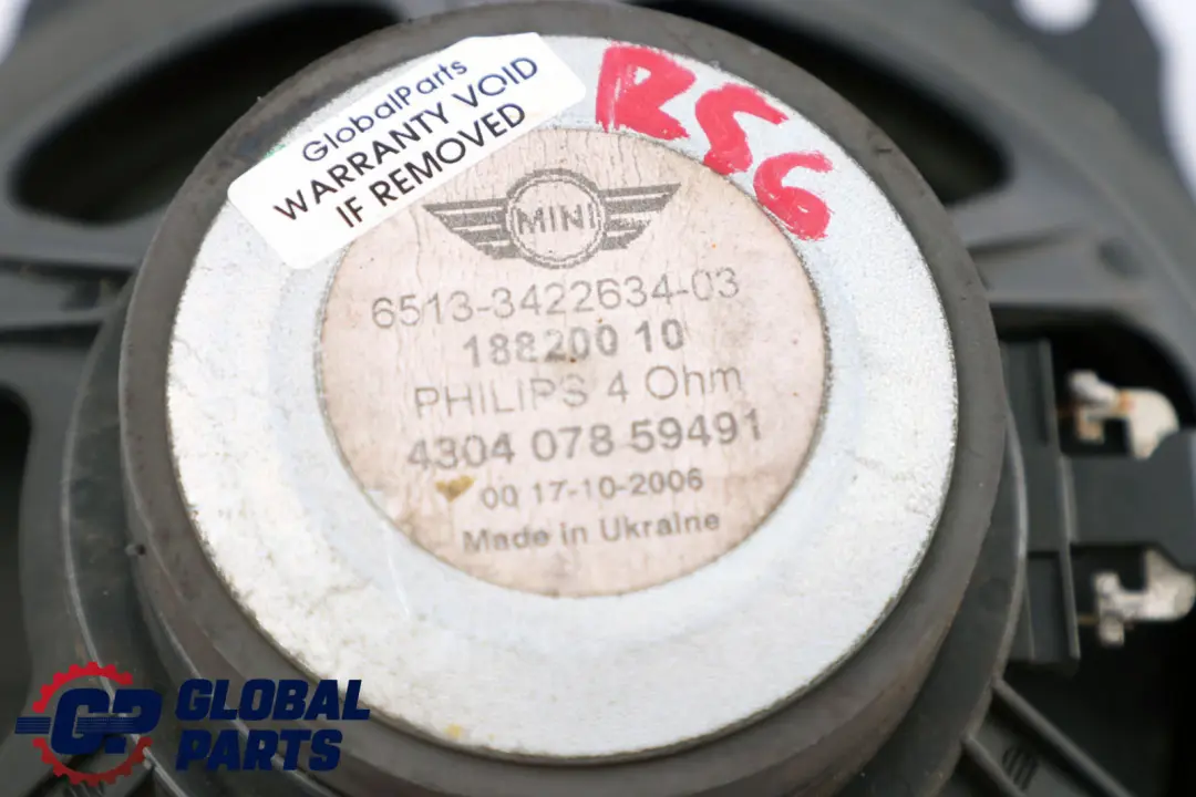 Audio-Lautsprecher Stereo-Mitteltöner Tieftöner für Mini R55 R56 R57 LCI mit Teilenummer 3450757 Mini R55 R56 R57 LCI Audio-Lautsprecher Stereo-Mitteltöner Tieftöner - SKU 3450757 - Teilenummer 3450757