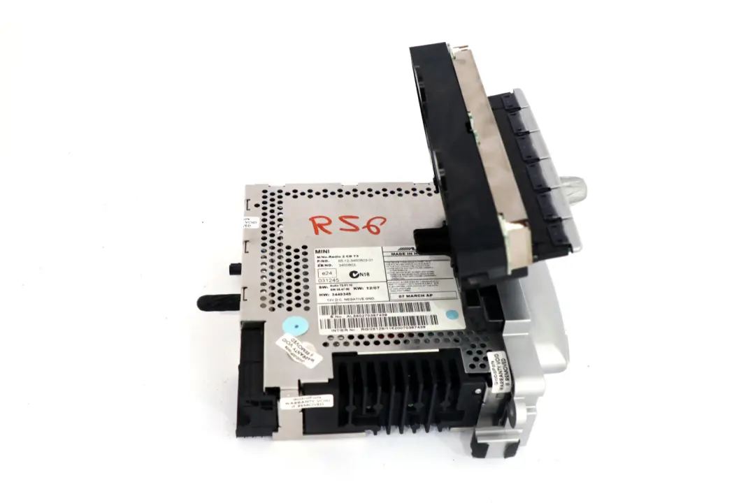 Radio Head Unit Mini Cooper One R55 R56 Radio Boost CD Player to with Part number 3450803 Radio Head Unit Mini Cooper One R55 R56 Radio Boost CD Player - SKU 3450803 - Part number 3450803
