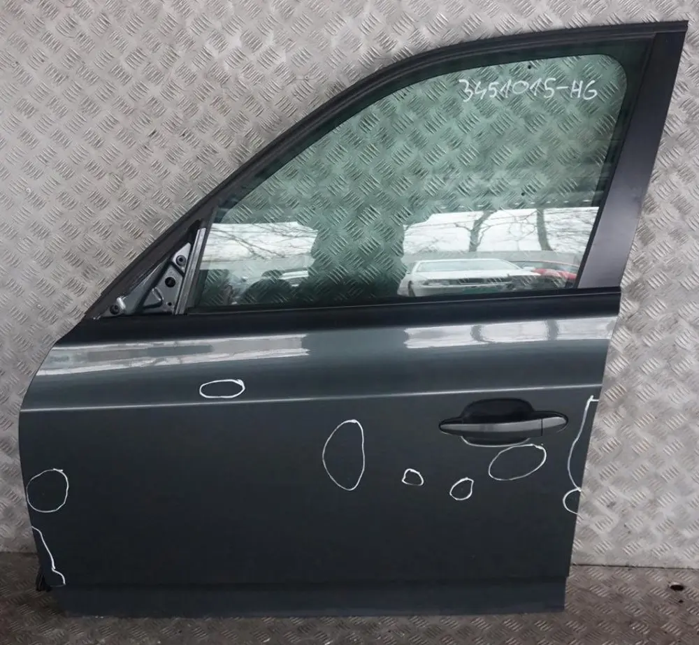 BMW X3 Reihe E83 Fahrerseite Tür Vorne Links Highland Green Gruen - A11 - SKU 3451015-HG - Teilenummer 3451015