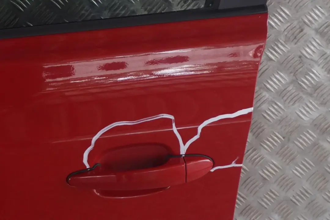 Door Front Left N/S Karmesinrot Crimson Red - A61 to BMW X3 Series E83 with Part number 3451015 BMW X3 Series E83 Door Front Left N/S Karmesinrot Crimson Red - A61 - SKU 3451015-KAR1 - Part number 3451015